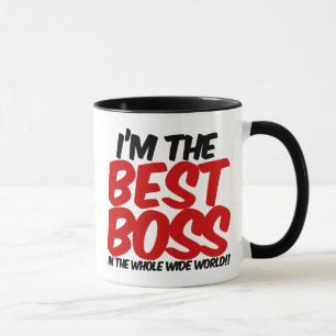 im der beste Chef in der ganzen weiten Welt Tasse