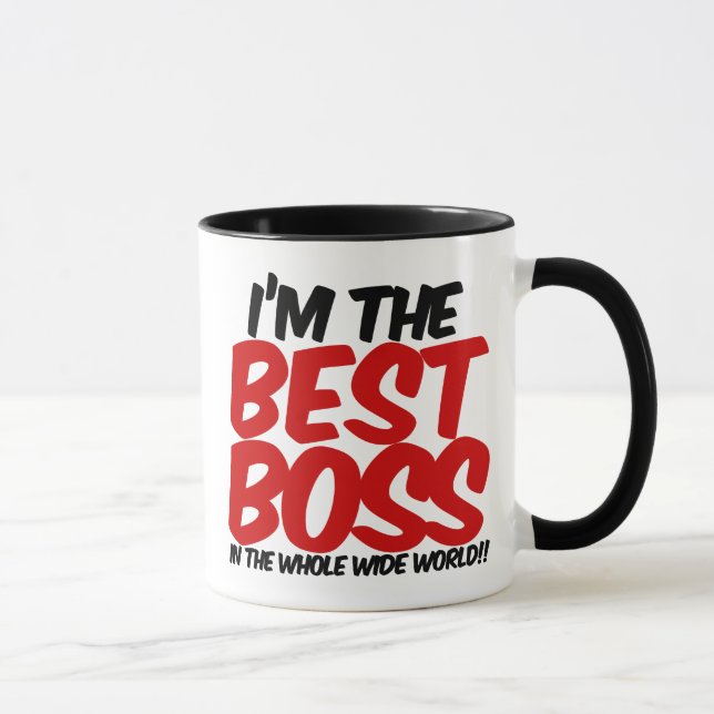 im der beste Chef in der ganzen weiten Welt Tasse (Rechts)