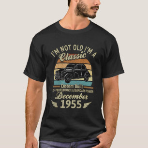 Im Dezember 1955 bin ich nicht alt im klassischen T-Shirt