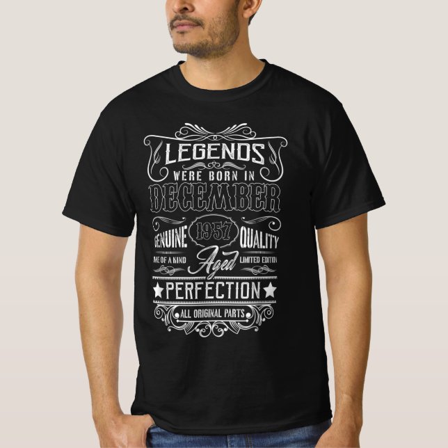 Im Dezember 1957 waren die Legenden ganz Original  T-Shirt (Vorderseite)