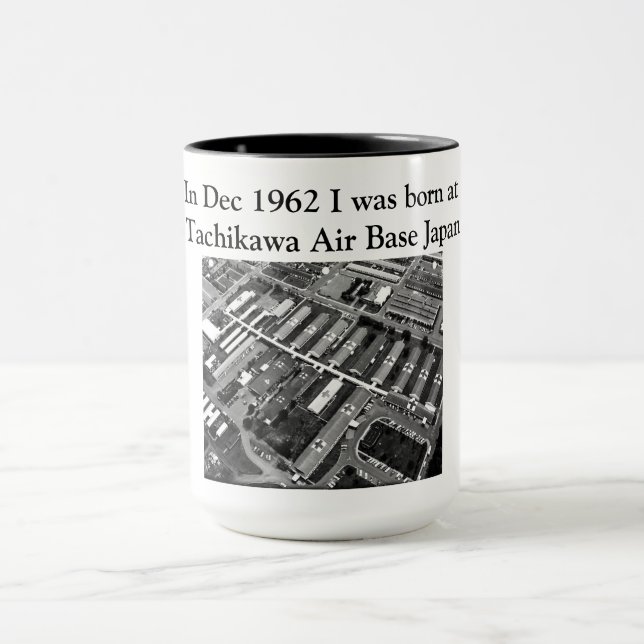 Im Dezember 1962 ich war an Tachikawa-Flughafen Tasse (Zentrum)