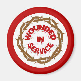 Im Dienst verwundet Magnet