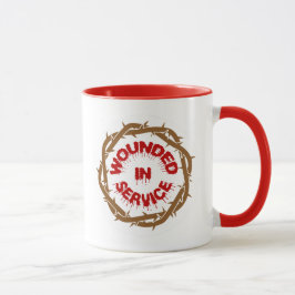 Im Dienst verwundet Tasse