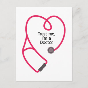 Im Doktor Postkarte