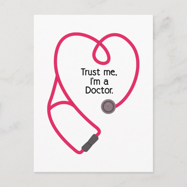 Im Doktor Postkarte (Vorderseite)