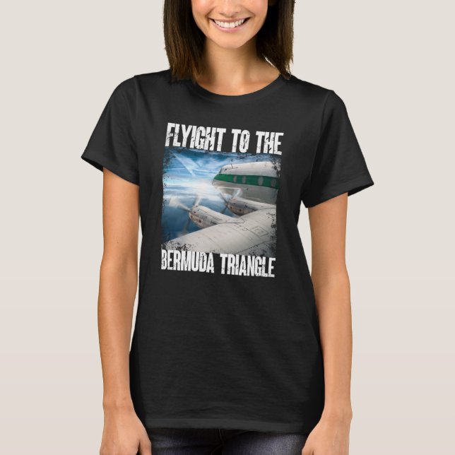 Im Dreieck Bermuda verloren Flugzeug T-Shirt (Vorderseite)