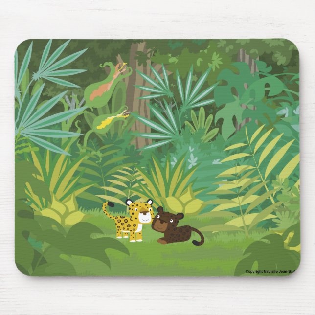 Im Dschungelmousepad Mousepad (Vorne)