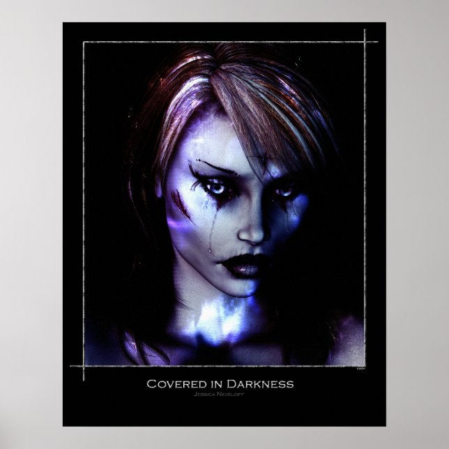 Im Dunkeln bedeckt Poster (Vorne)