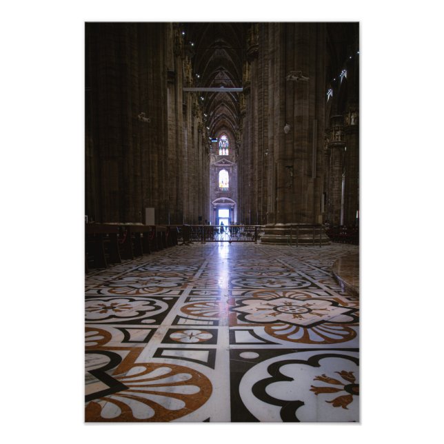 Im Duomo di Milano Fotodruck (Vorne)
