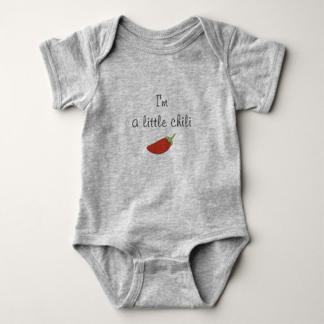 im ein kleiner Chilibabybodysuit Baby Strampler (Vorderseite)