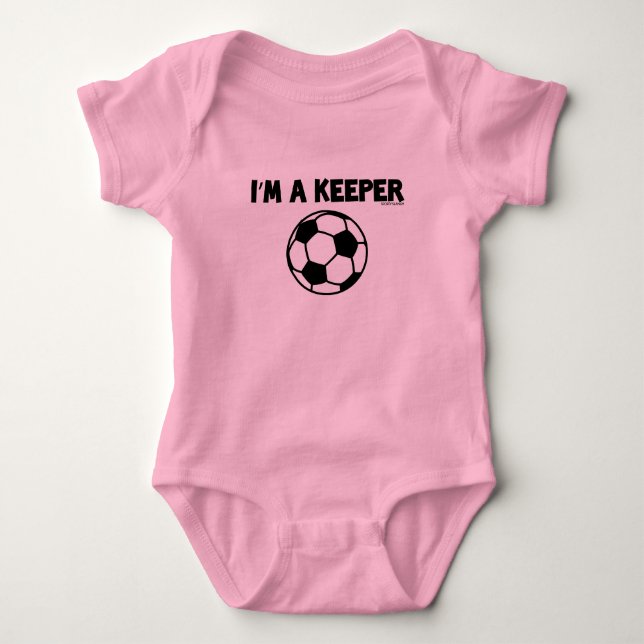IM EIN WÄCHTER-SPORTLICHER JARGON - BABY STRAMPLER (Vorderseite)