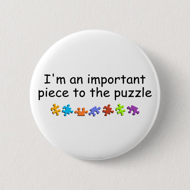 Im ein wichtiges Puzzleteil Button (Vorderseite)