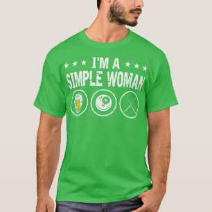 Im einfachen Zimmer mit 8 Ball Pool, Billard T-Shirt