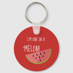 Im eins in einem Melone-niedlichen Schlüsselanhänger
