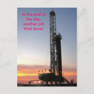 Im Endeffekt eine andere Arbeit gut erledigt! Postkarte