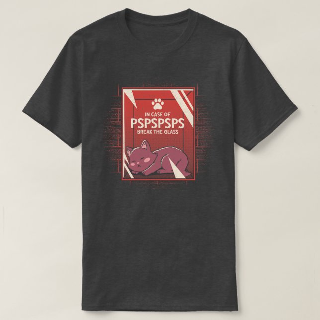 Im Fall von Albträumen brechen die Glaskatze von T T-Shirt (Design vorne)