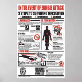 IM FALLE DES ZOMBIE-ANGRIFFS POSTER
