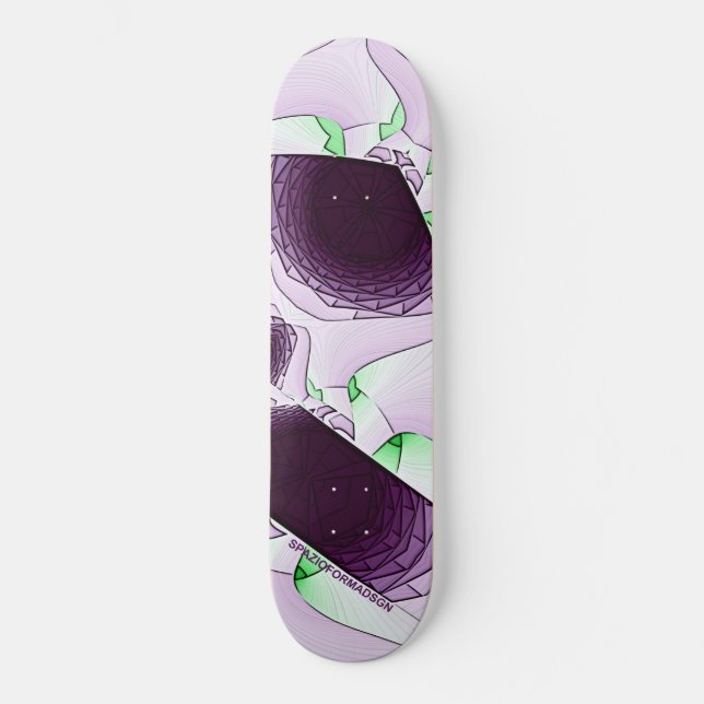 Im Farbton Violet Skateboard (Vorderseite)