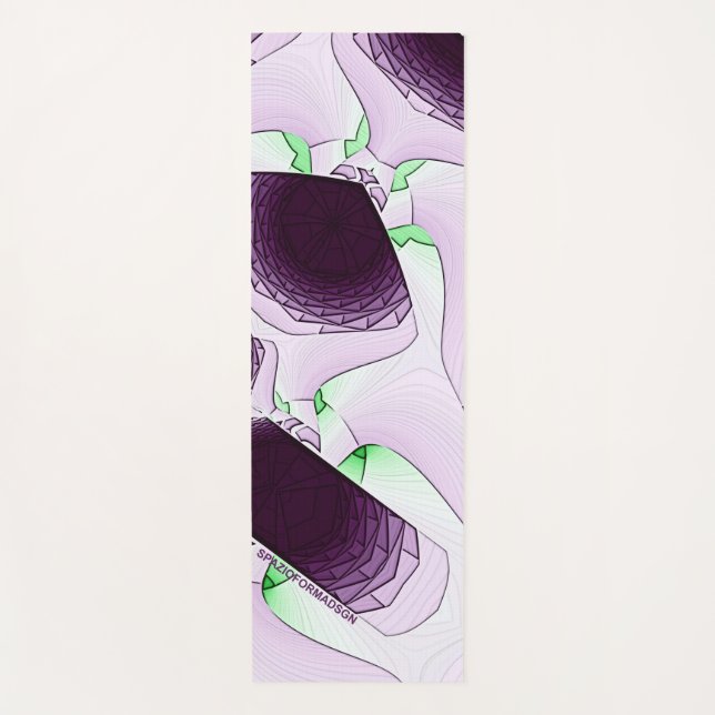 Im Farbton Violet Yogamatte (Vorderseite)