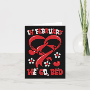 Im Februar gehen wir zu Red American Heart Disease Karte