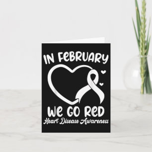 Im Februar gehen wir zu Roter Herzkrankheit Aufklä Karte
