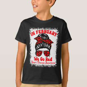 Im Februar gehen wir zum Roten Herzkrankheits-Bewu T-Shirt
