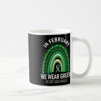 Im Februar tragen wir ein grünes Bile-Duct-Krebs-B Kaffeetasse