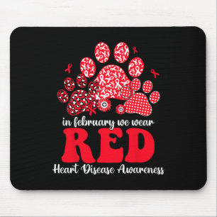 Im Februar tragen wir eine Herzerkrankung mit rote Mousepad