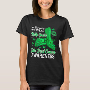 Im Februar tragen wir Kelly Green Bile Duct Cancer T-Shirt