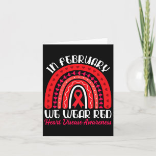 Im Februar tragen wir Red Rainbow - Heart Disease Karte