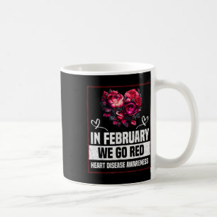 Im Februar tragen wir Rot für die Auswartung von H Kaffeetasse