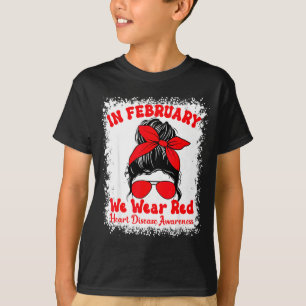Im Februar tragen wir Rot – Herzkrankheiten-Bewuss T-Shirt