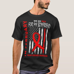 Im Februar tragen wir roten Freund Herzkrankheit A T-Shirt