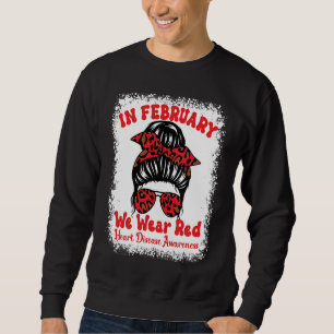 Im Februar tragen wir rotes Herzkrankheit-Bewussts Sweatshirt