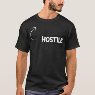 Im feindseligen lustigen Persönlichkeitscharakter T-Shirt