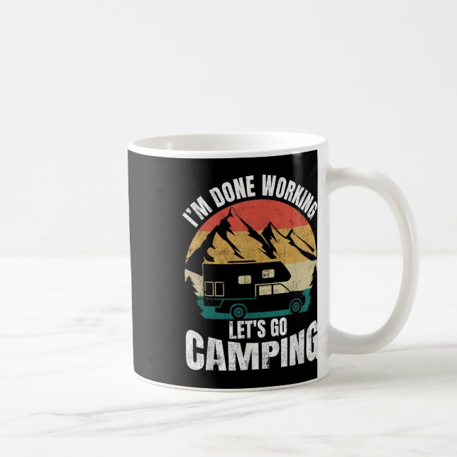 Im Fertigen Arbeiten Lass Go Funny Camping Truck C Kaffeetasse (Rechts)