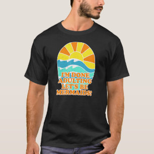 Im Fertigen Erwachsenen Lasse Mermaids Beach Summe T-Shirt