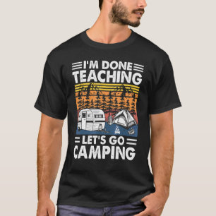 Im Fertigen Unterrichten Lasse Go Camping Camper R T-Shirt