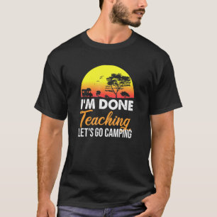 Im Fertigen Unterrichten Lasse Go Camping Retro Su T-Shirt