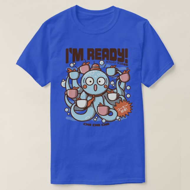 Im Fertigkaffee Octopus von Tobe Fonseca T-Shirt (Design vorne)