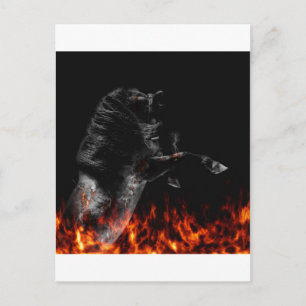 Im Feuer Postkarte