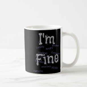 Im Fine Suicide Prevention Awareness Kaffeetasse