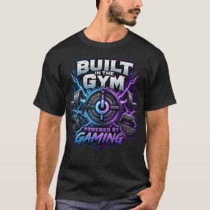 Im Fitnessstudio Entworfen, Angetrieben Von Gaming T-Shirt