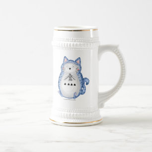 Im flaumige Katze Stien Bierglas