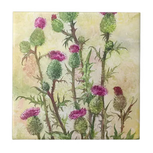 Im Fliesenkunstwerk Blumengarten Fliese