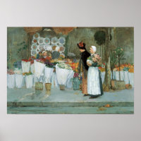 Im Florist von Childe Hassam, Vintage Kunst