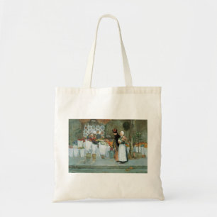 Im Florist von Childe Hassam, Vintage Kunst Tragetasche