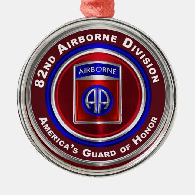 im Flugzeug Abteilung Amerikas Ehrengarde Ornament Aus Metall (Vorne)