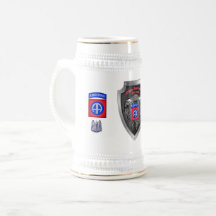 im Flugzeug Abteilung "Amerikas Hüter der Hono Bierglas