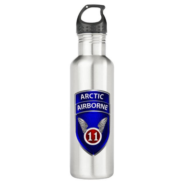 im Flugzeug Abteilung Edelstahlflasche (Vorderseite)